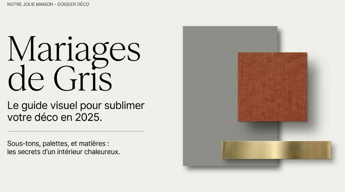 Infographie Maîtriser les sous-tons pour choisir la bonne nuance de gris