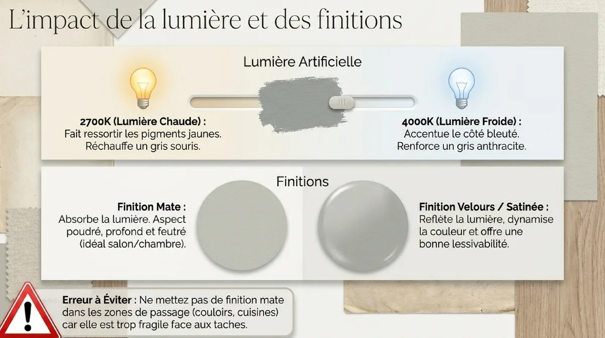 Infographie Le gris pièce par pièce : cuisine et espaces fonctionnels