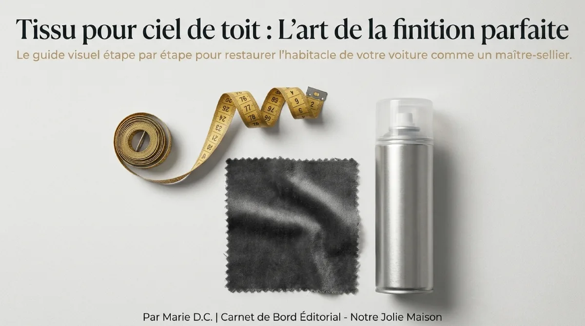 Infographie Comprendre les spécificités du tissu ciel de toit et son architecture