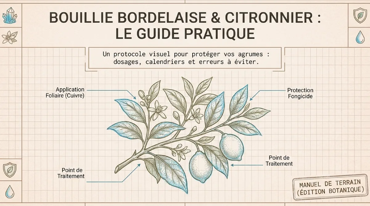 Infographie Comprendre la bouillie bordelaise : un allié esthétique et historique au jardin