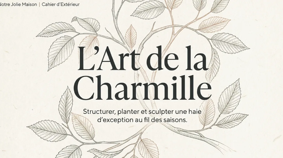 Infographie L'art de structurer l'espace avec une haie de charmilles