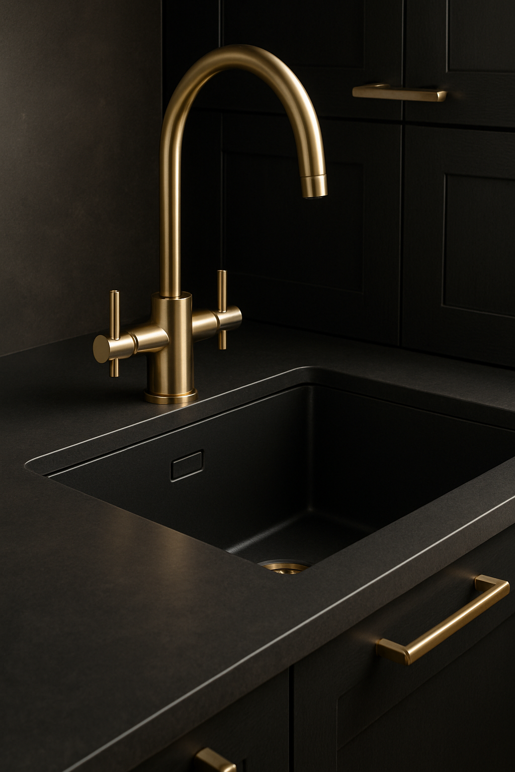 details decoratifs et eclairage dans une cuisine contemporaine