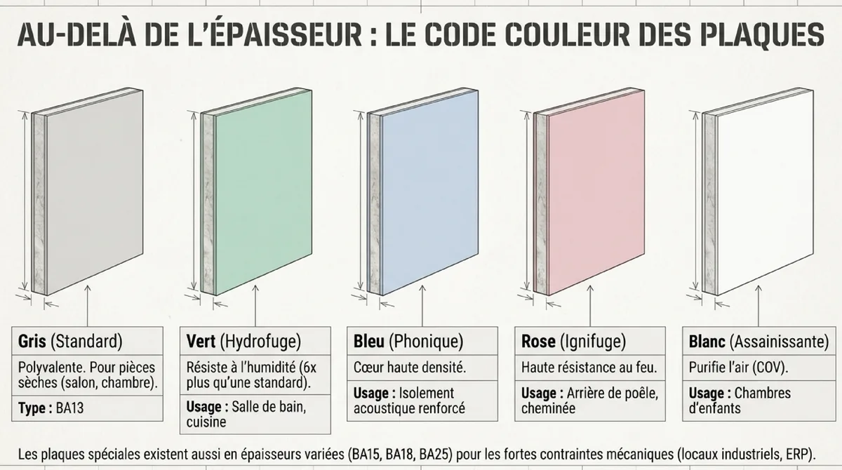 Infographie Avantages et limites des cloisons placo