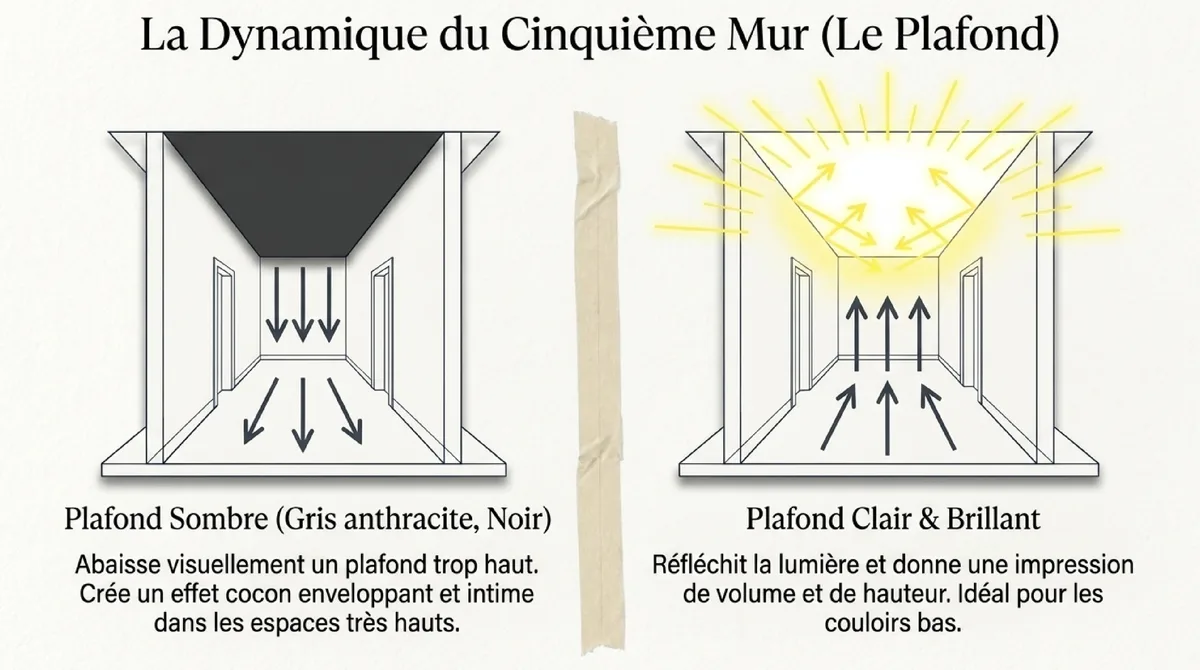 Infographie Moulures, Plafonds et Finitions Spéciales : La Touche Finale pour un Couloir Sublimé