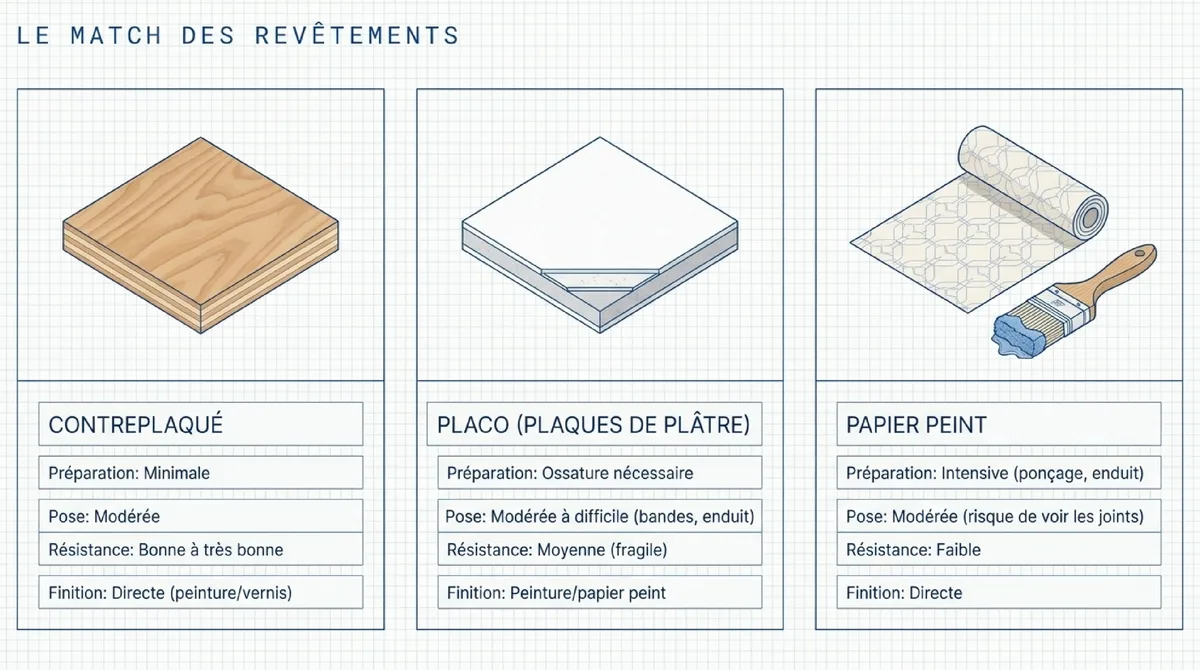 Infographie Le Contreplaqué : L'Allié Parfait pour une Rénovation Éclatante de Votre Lambris