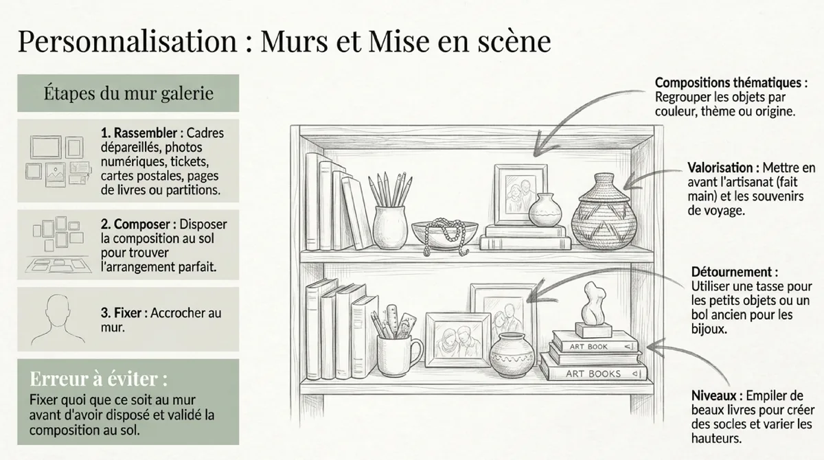 Infographie 5. Créez un mur galerie avec vos souvenirs et photos 📸