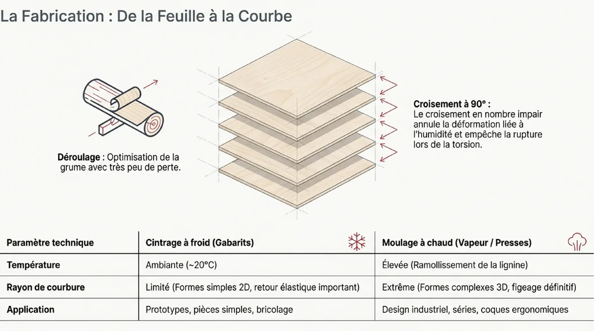 Infographie L'art du cintrage et du moulage : comprendre la technique derrière la magie
