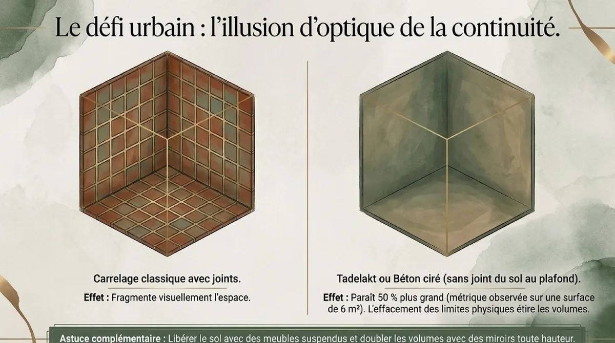 Infographie Optimiser les petits espaces : Le grand défi du design urbain