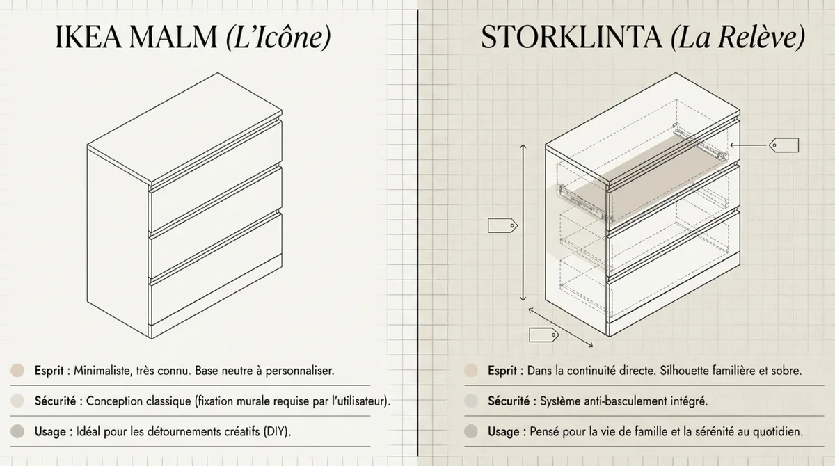 Infographie Ce qui change avec l’arrivée de STORKLINTA