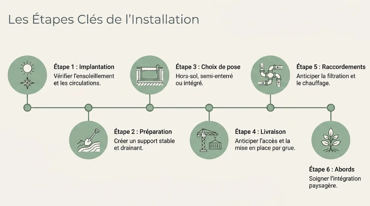 Infographie Pose, installation et choix techniques à ne pas négliger
