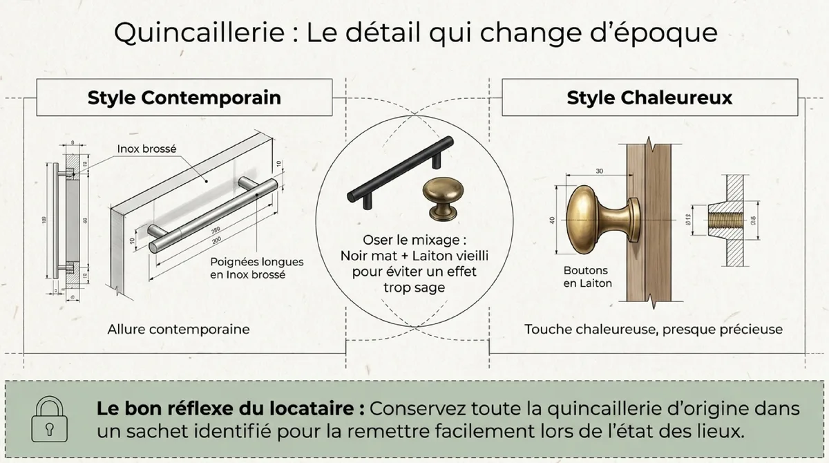 Infographie Les détails qui font basculer la cuisine dans une autre époque
