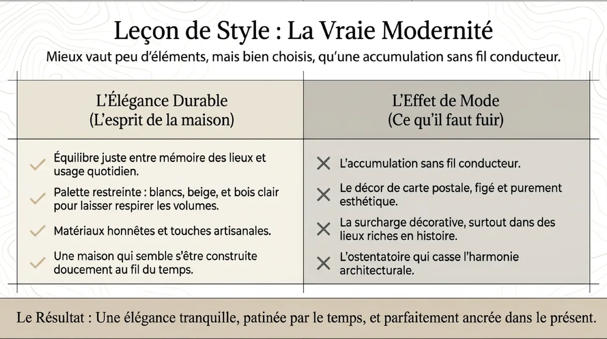 Infographie Ce que cette maison nous apprend sur la déco durable