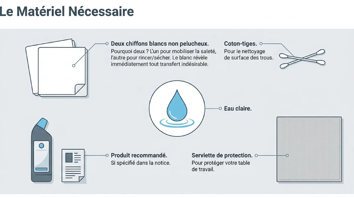 Infographie Le matériel utile