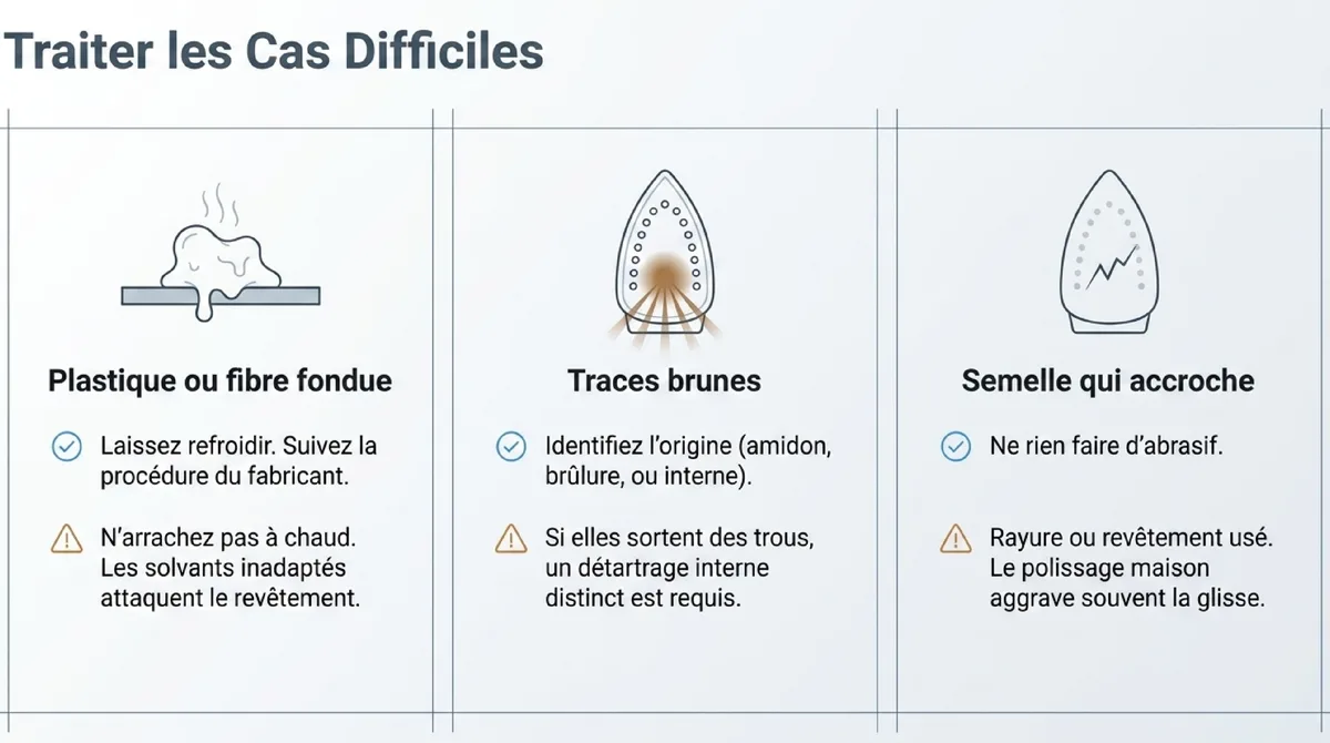 Infographie Adapter le nettoyage aux cas difficiles