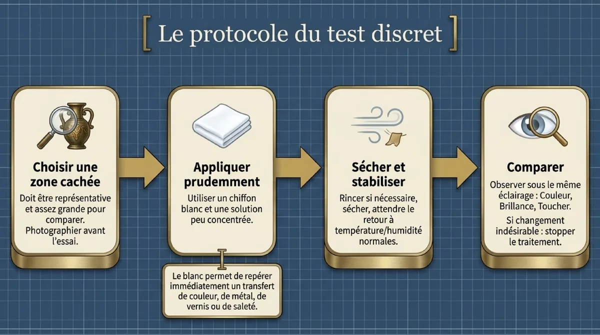 Infographie Comment réaliser un test discret qui donne une réponse fiable