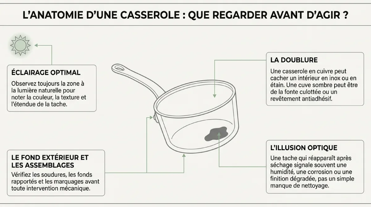 Infographie Avant de nettoyer : identifier la surface et le problème