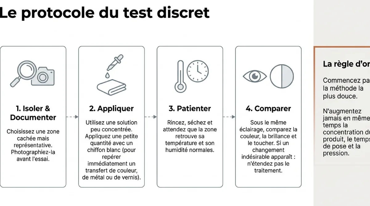 Infographie Comment réaliser un test discret qui donne une réponse fiable
