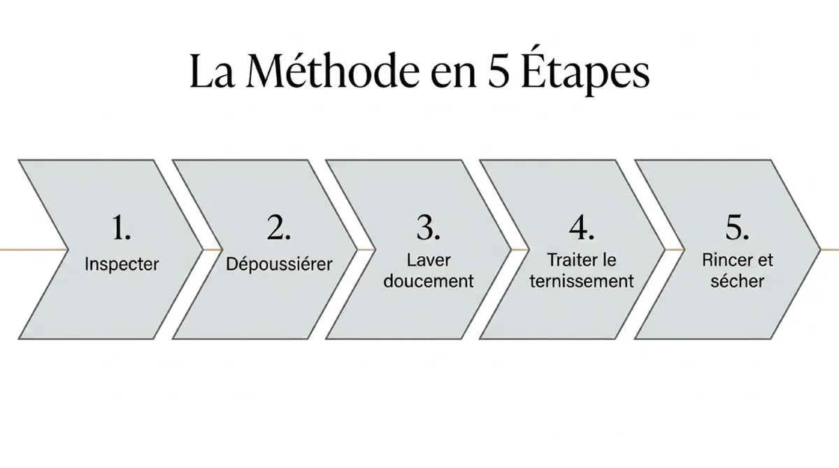 Infographie La méthode rapide en 5 étapes