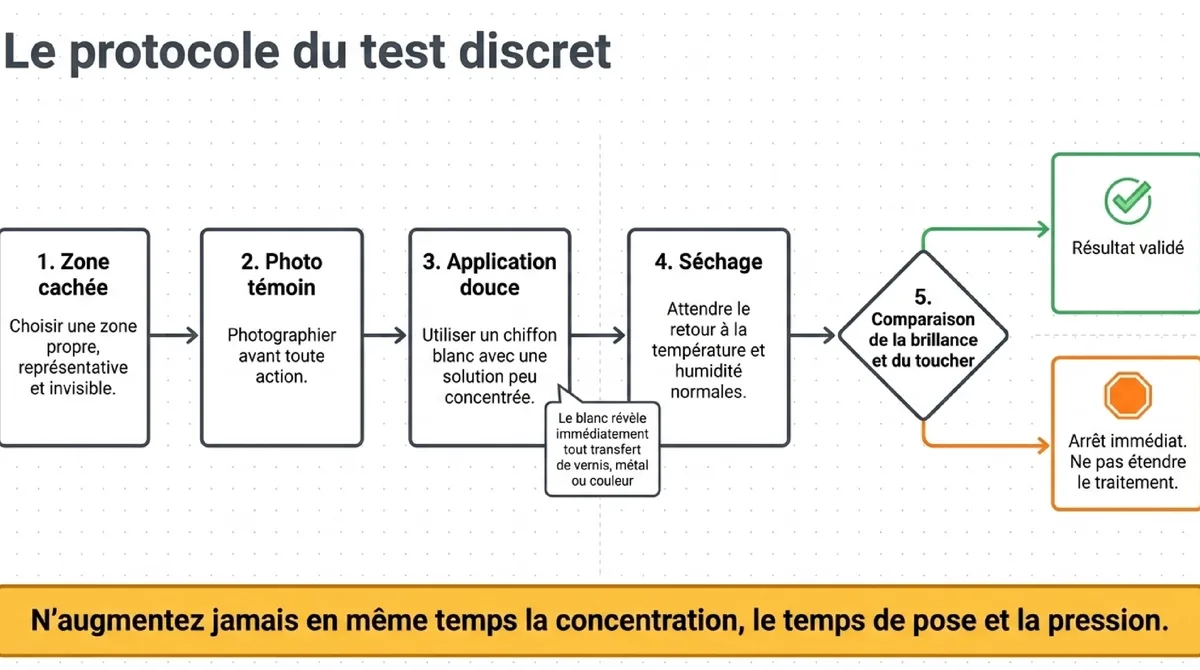Infographie Comment réaliser un test discret qui donne une réponse fiable