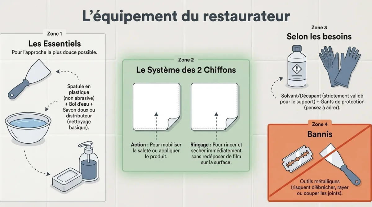 Infographie Le matériel utile