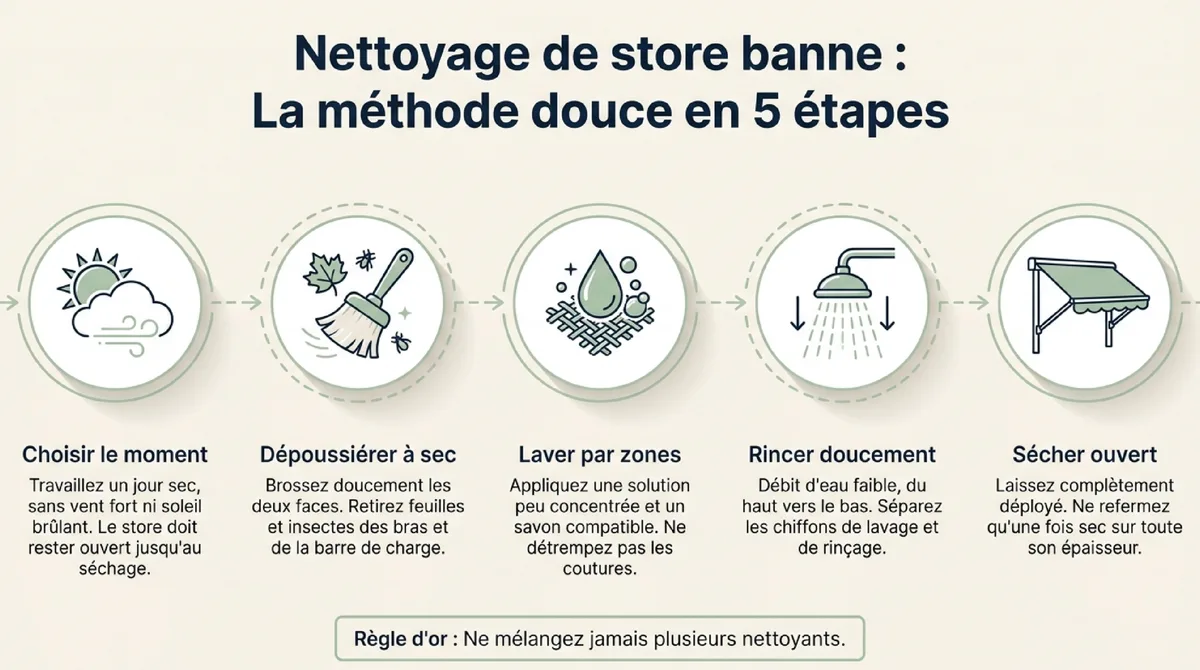 Infographie La méthode rapide en 5 étapes
