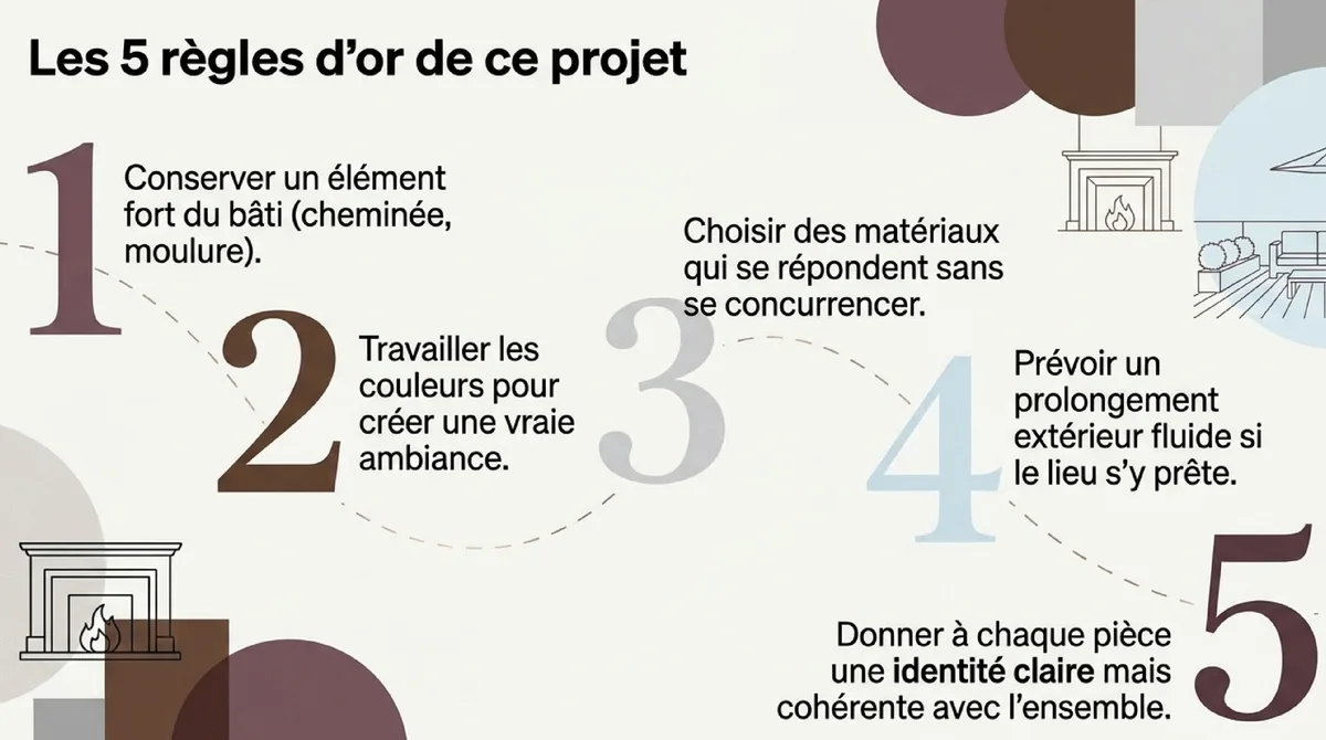 Infographie Ce que l’on peut retenir pour nos intérieurs